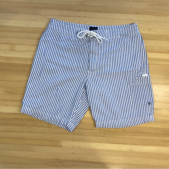 JCrew Seersucker Swim Shorts - Picture 1 of 5
